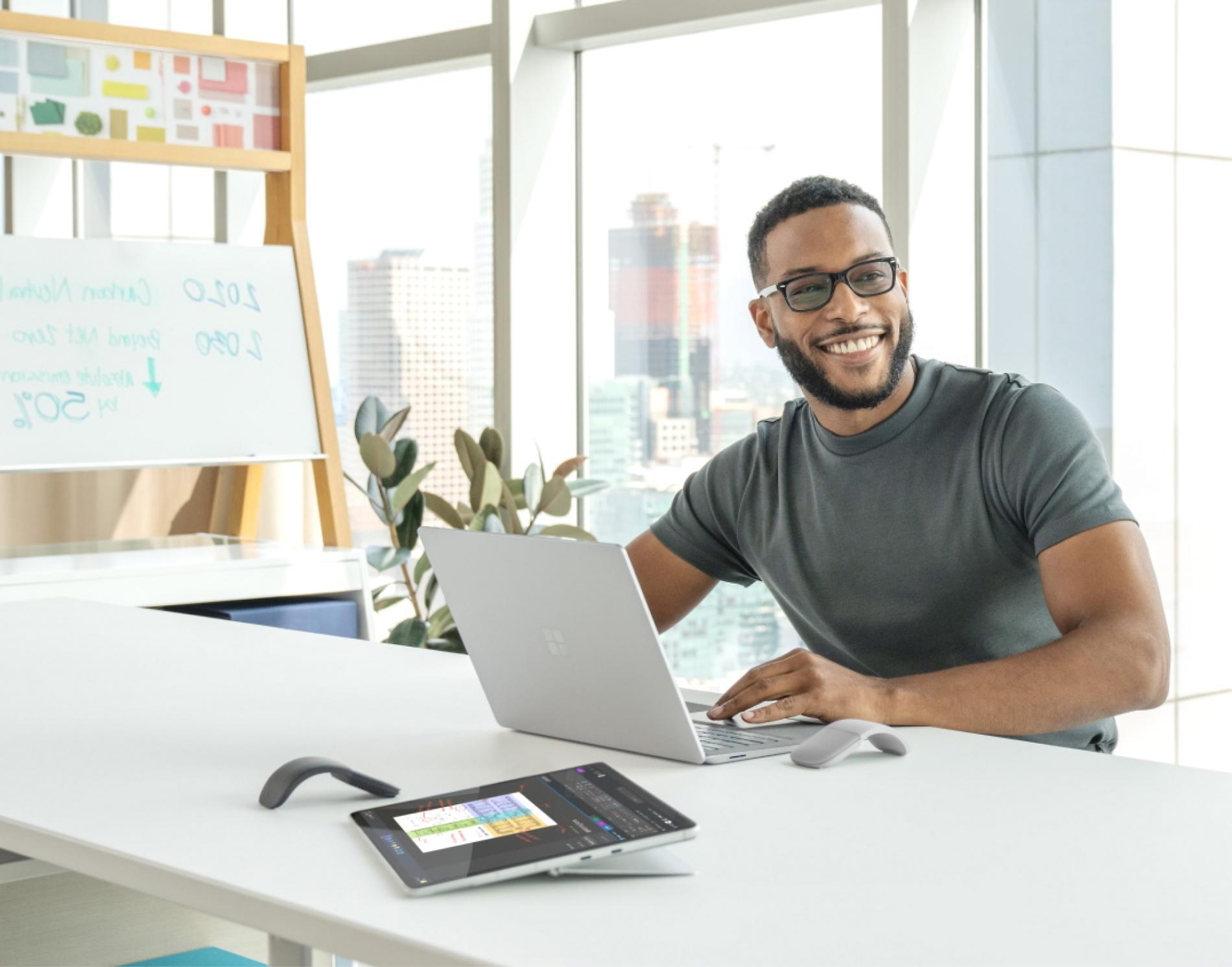 Online-Lernplattform auf verschiedenen Geräten